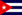 Miniatura de bandeira - Cuba