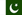 Miniatura de bandeira - Paquistão